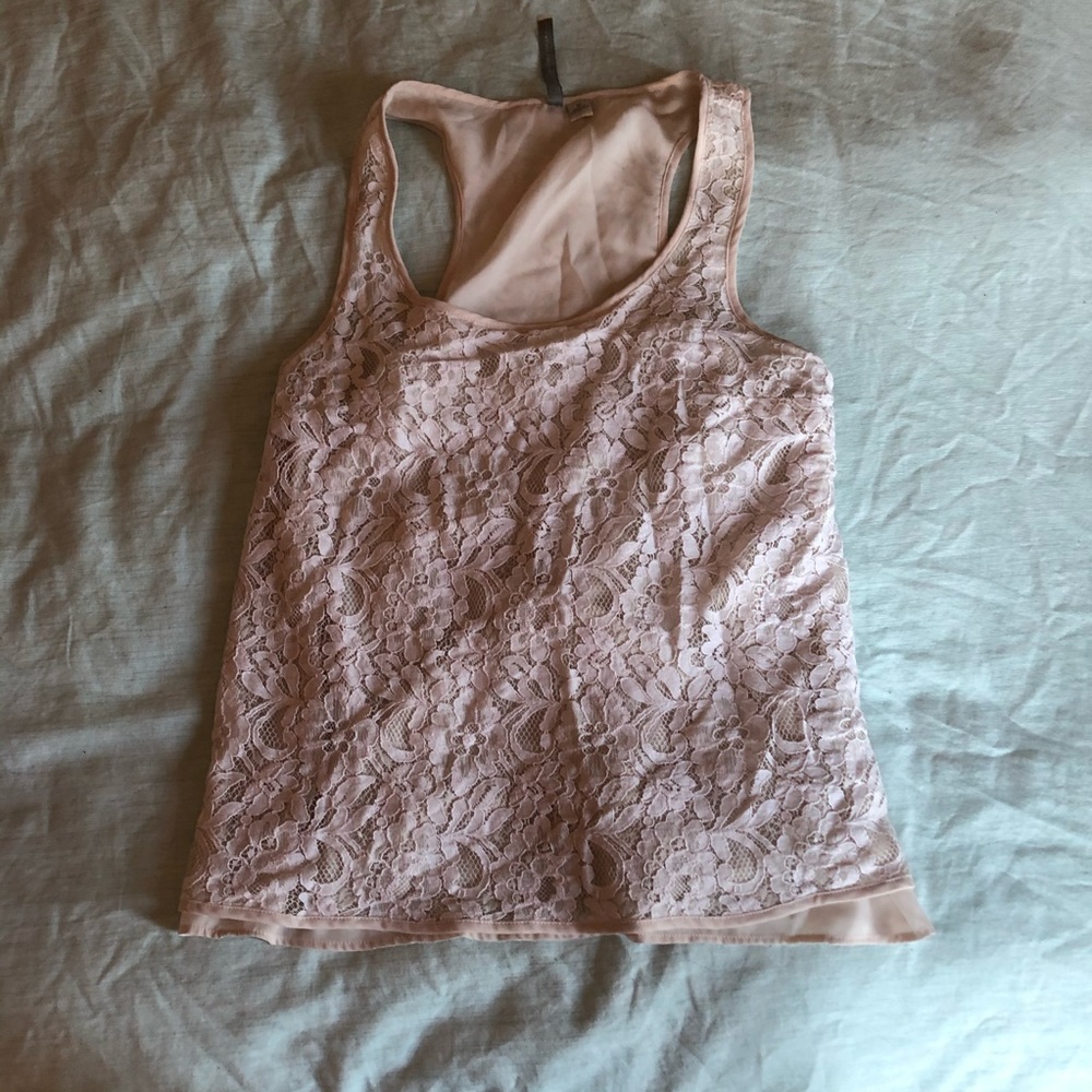LC Lauren Conrad lace tank